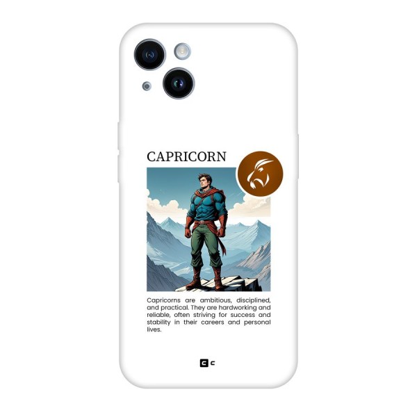 Clever Capricorn Back Case for iPhone 14